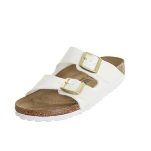ARIZONA BIRKO FLOR PATENT BIRKENSTOCK BIANCO 1005294